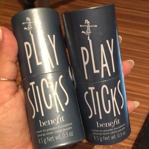 TWO benefit play sticks, tea party and jump rope
